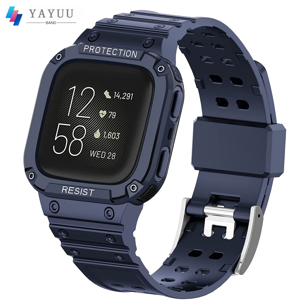Fitbit Versa 3/Versa 2/Versa Lite/Versa (̽ ) Ʈ, Fitbit Sense TPU  ߰ ȣ Ŀ ü 